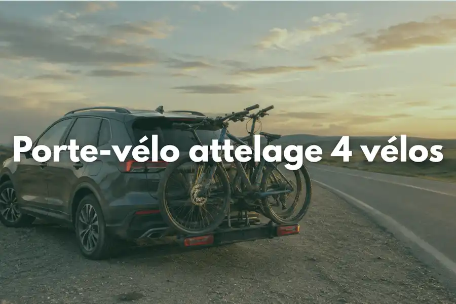 Porte-vélo attelage 4 vélos